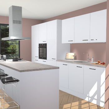 Sneeuwwitte keuken Straatsburg 50588