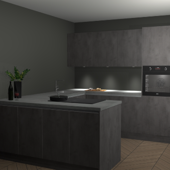  Beton Antraciet greeploze keuken Rosario 70634