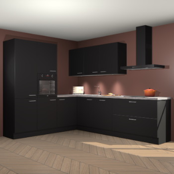 Zwarte keuken Parla 87888