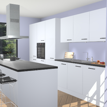 Sneeuwwitte keuken Straatsburg 50584