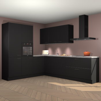 Zwarte keuken Parla 87891