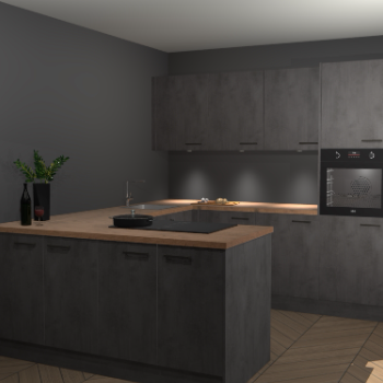 Beton Antraciet keuken Rosario 70621