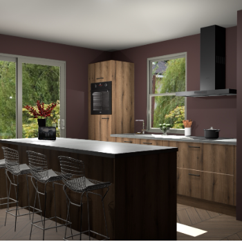 Goud Eiken keuken Toulouse 49847