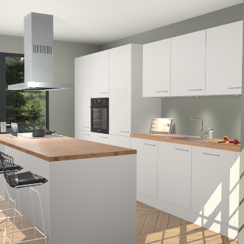 Zijdegrijze keuken Straatsburg 50652