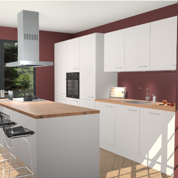 Zijdegrijze keuken Straatsburg 50653