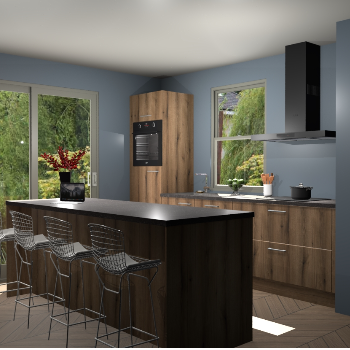 Goud Eiken keuken Toulouse 49850