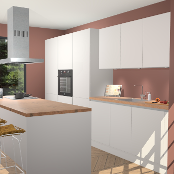 Zijdegrijze Greeploze keuken Straatsburg 50654