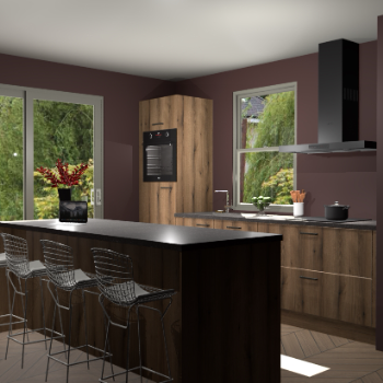 Goud Eiken keuken Toulouse 49854