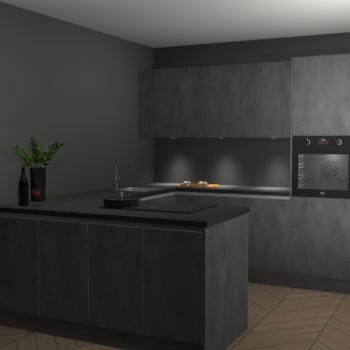  Beton Antraciet greeploze keuken Rosario 70651