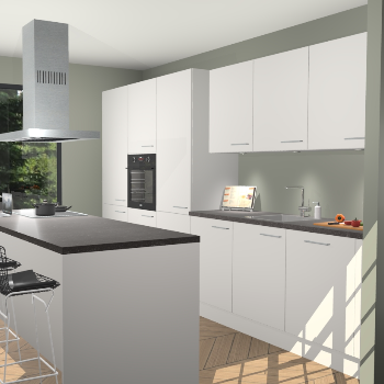 Zijdegrijze keuken Straatsburg 50764