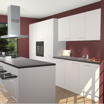 Zijdegrijze keuken Straatsburg 50769