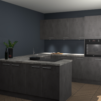 Beton Antraciet keuken Rosario 70655