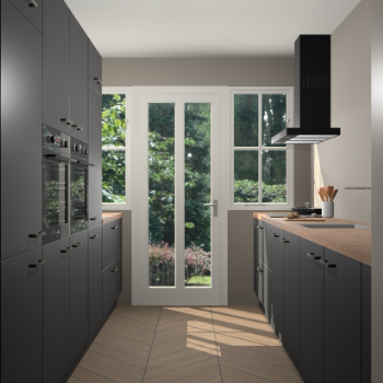 Zwarte keuken Olympia 88683