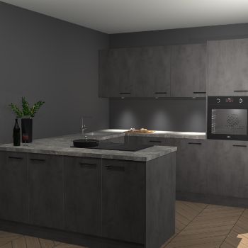 Beton Antraciet keuken Rosario 70658
