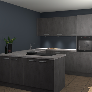 Beton Antraciet keuken Rosario 70662