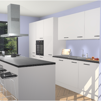 Zijdegrijze keuken Straatsburg 50782