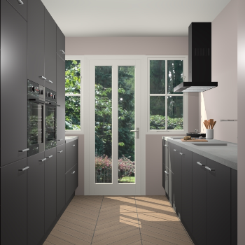 Zwarte keuken Olympia 88686