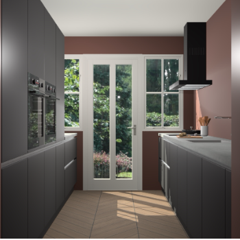 Zwarte greeploze keuken Olympia 88687