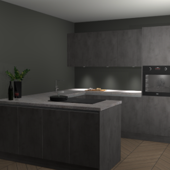  Beton Antraciet greeploze keuken Rosario 70664