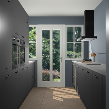 Zwarte keuken Olympia 88688