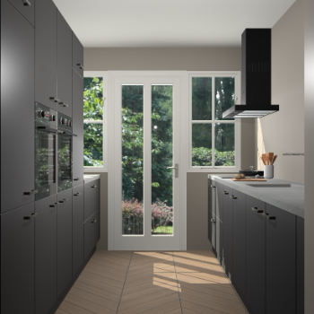 Zwarte keuken Olympia 88689