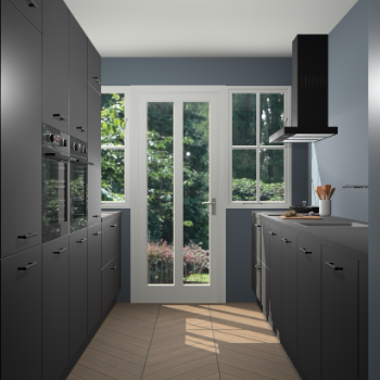 Zwarte keuken Olympia 88694