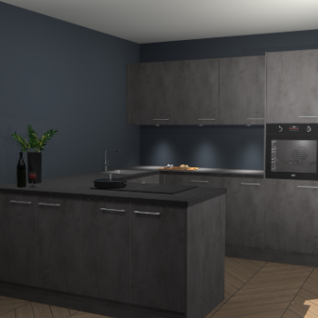 Beton Antraciet keuken Rosario 70670