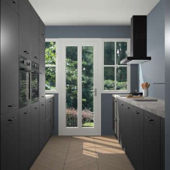 Zwarte keuken Olympia 88701