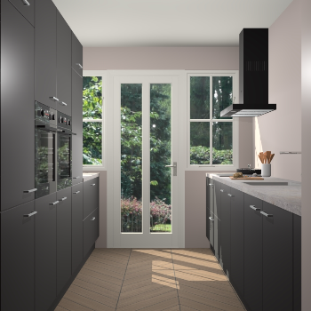 Zwarte keuken Olympia 88706