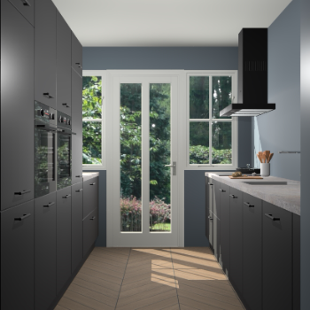 Zwarte keuken Olympia 88708