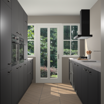 Zwarte keuken Olympia 88709