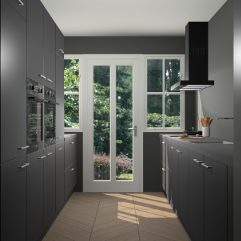 Zwarte keuken Olympia 88711