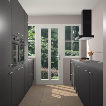 Zwarte keuken Olympia 88712