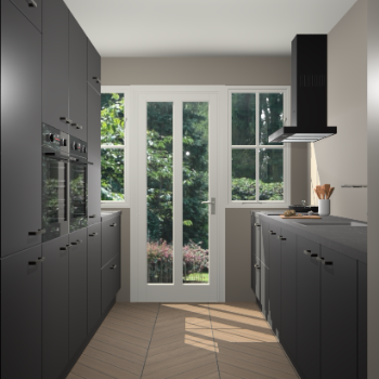 Zwarte keuken Olympia 88715