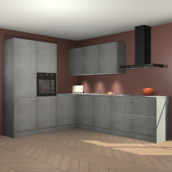 Beton parelgrijs keuken Parla 87996