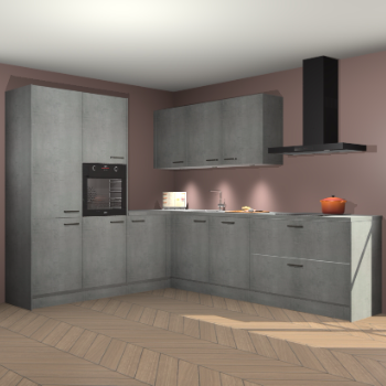 Beton parelgrijs keuken Parla 87999