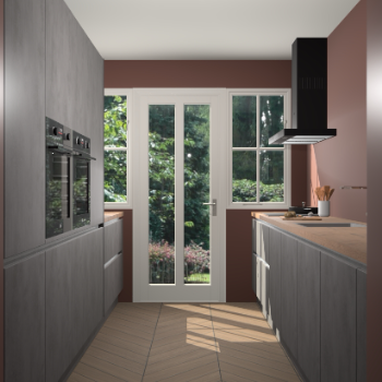 Beton Antraciet greeploze keuken Olympia 88932