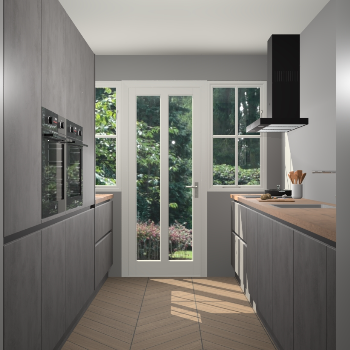 Beton Antraciet greeploze keuken Olympia 88935