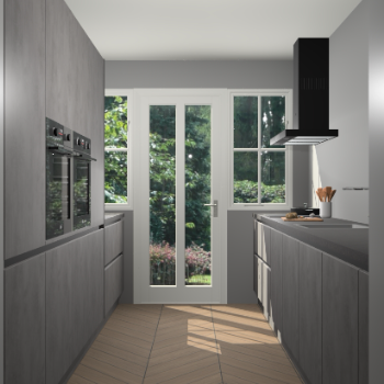 Beton Antraciet greeploze keuken Olympia 88948