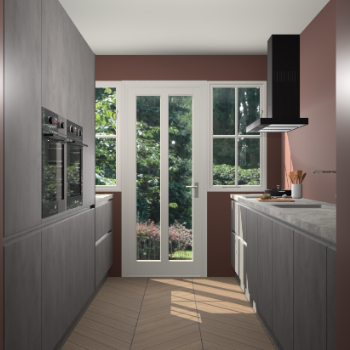 Beton Antraciet greeploze keuken Olympia 88952