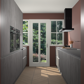 Beton Antraciet greeploze keuken Olympia 88966