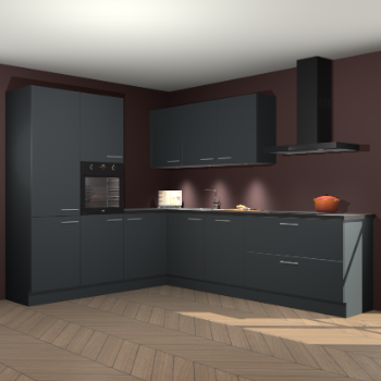 Onyxgrijze keuken Parla 82627