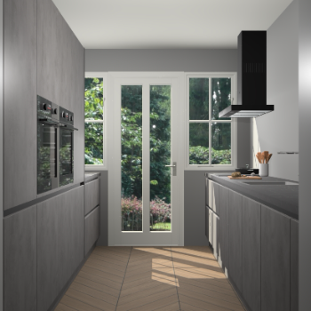 Beton Antraciet greeploze keuken Olympia 88969