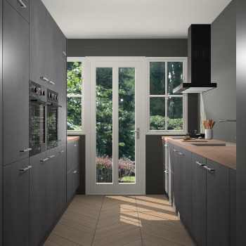 Beton Zwarte keuken Olympia 88971