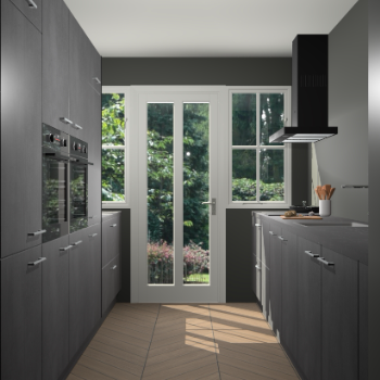 Beton Zwarte keuken Olympia 89013