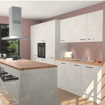 Beton Opal keuken Straatsburg 50865