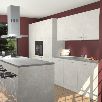 Beton Opal keuken Straatsburg 50920