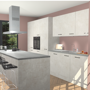 Beton Opal keuken Straatsburg 50923