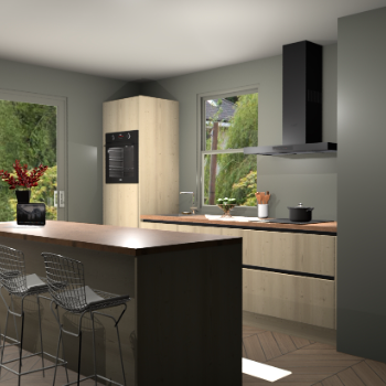 Vuren greeploze keuken Toulouse 52035