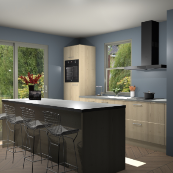 Vuren keuken Toulouse 52067